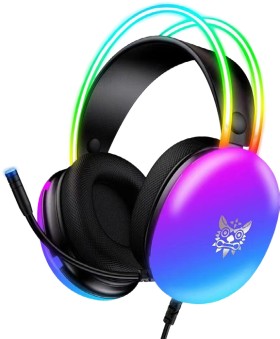 Onikuma-X25-Neon-Gaming-Headset-Black on sale