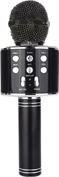 Spacetech+Electronics+Wireless+Karaoke+Microphone+-+Black