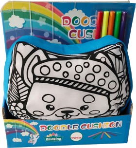 Color-Your-Own-Doodle-Cushion-Dog on sale