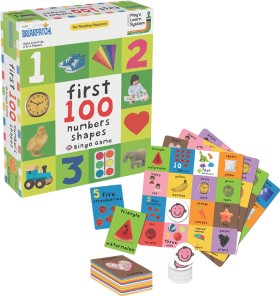 First-100-Numbers-Shapes-Bingo-Game on sale