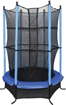 Skyfly+4.5ft+Mini+Trampoline+Blue