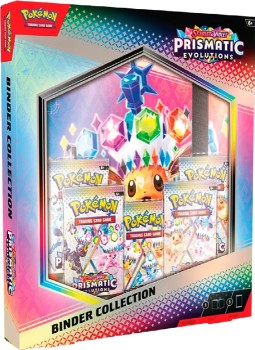 Pokemon-TCG-Scarlet-Violet-Prismatic-Evolutions-Binder-Box on sale