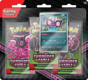 Pokemon-TCG-Scarlet-Violet-Shrouded-Fable-Blister-3-Pack on sale