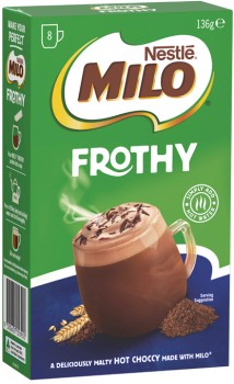 Nestl-Milo-Frothy-Sachets-8-Pack on sale