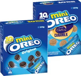 Oreo+Mini+Cookies+204g+Selected+Varieties
