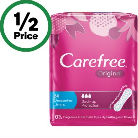 Carefree+Liners+Pk+30