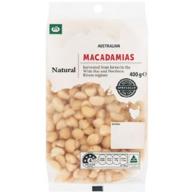 Woolworths+Australian+Natural+Macadamias+Kernels+Raw+400g+Pack