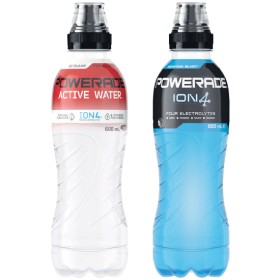 Powerade+Drink+Flo+Cap+or+Powerade+Active+Water+600ml