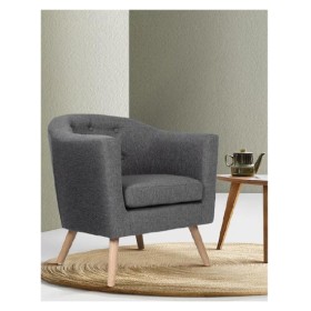Artiss-Adora-Linen-Armchair on sale
