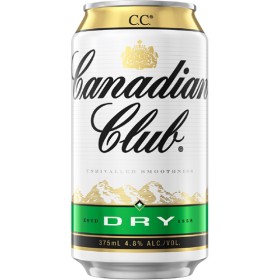 Canadian-Club-Dry-Cans-6x375ml on sale