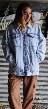 Womens+Quiksilver+Hiker+Denim+Jacket+%26amp%3B+Workwear+Cargo+Pants