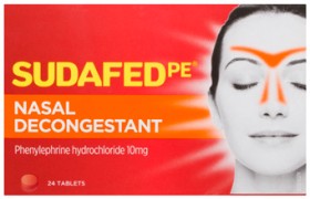 Sudafed-PE-Nasal-Decongestant-24-Tablets on sale