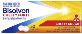 Bisolvon-Chesty-Forte-30-Tablets on sale