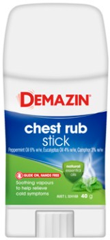 Demazin-Chest-Rub-Stick-40g on sale