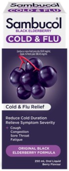 Sambucol-Cold-Flu-Relief-Oral-Liquid-Berry-Flavour-250mL on sale
