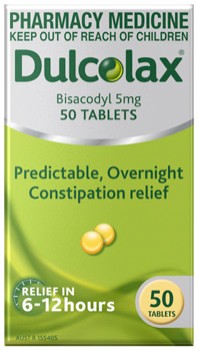 Dulcolax+Bisacodyl+5mg+50+Tablets