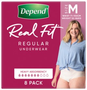 Depend+Real+Fit+Underwear+Female+Medium+8+Pack
