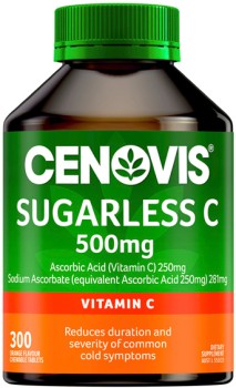 Cenovis-Sugarless-Vitamin-C-500mg-300-Chewable-Tablets on sale