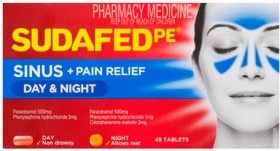Sudafed+PE+Sinus+%2B+Pain+Relief+Day+%26amp%3B+Night+48+Tablets