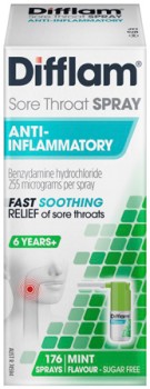 Difflam-Sore-Throat-Spray-Mint-Flavour-30mL on sale