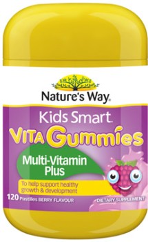 Natures-Way-Kids-Smart-Vita-Gummies-Multi-Vitamin-Plus-Berry-Flavour-120-Pastilles on sale