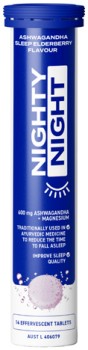 Nighty+Night+Sleep+Elderberry+Flavour+14+Effervescent+Tablets
