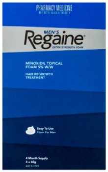 Regaine-Mens-Extra-Strength-Foam-4-x-60g on sale
