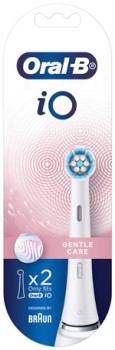 Oral-B+iO+Gentle+Care+Replacement+Brush+Heads+White+2+Pack