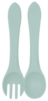 Guardian+Silicone+Fork+%26amp%3B+Spoon+Set+-+Seafoam