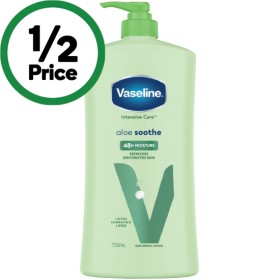 Vaseline-Intensive-Care-Body-Lotion-Aloe-Soothe-750ml on sale