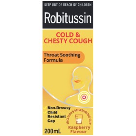 Robitussin-Cold-Chesty-Cough-Liquid-200ml on sale