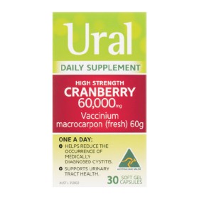 Ural-High-Strength-Cranberry-Daily-Supplement-Pk-30 on sale