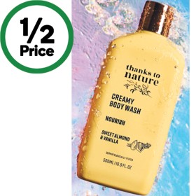 Thanks-To-Nature-Creamy-Body-Wash-500ml on sale