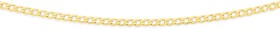 9ct-Gold-45cm-Solid-Curb-Chain on sale