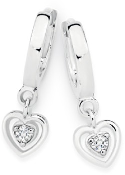 Sterling+Silver+Heart+Frame+Drops