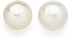 Sterling-Silver-7X75mm-Button-Cultured-Freshwater-Pearl-Stud-Earrings on sale