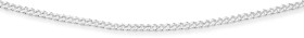 Sterling+Silver+50cm+Dia-cut+Italian+Curb+Chain
