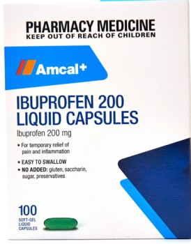 Amcal-Ibuprofen-Soft-Gel-100-Capsules on sale