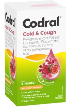 NEW-Codral-Cold-Cough-Pelargonium-Root-Extract-Oral-Liquid-100mL on sale