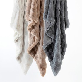 Prague-Faux-Fur-Throw-by-MUSE on sale