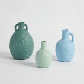 Sasha-Blue-Teal-Decorative-Vase-by-Habitat on sale