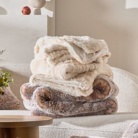 Pelage-Faux-Fur-Throw-by-MUSE on sale
