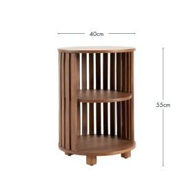 Kai-Coffee-Bedside-Table-by-MUSE on sale
