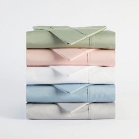NEW-500-Thread-Count-Cotton-Sateen-Sheet-Set-by-Hilton on sale