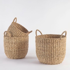 Sutton-Round-Basket-with-Handles-by-Habitat on sale