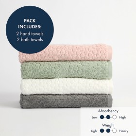 Leah-Bath-Towel-Pack-by-Habitat on sale