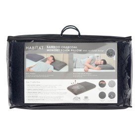 Bamboo-Charcoal-Memory-Foam-pillow-by-Habitat on sale