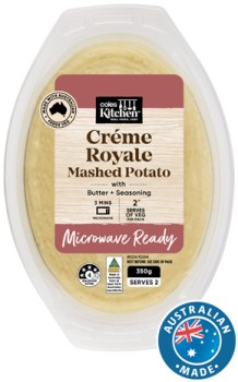 Coles+Kitchen+Creme+Royale+Potato+Mash+350g