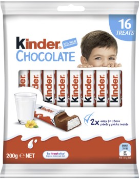 Kinder+Chocolate+Treat+Share+Bag+16+Pack+200g