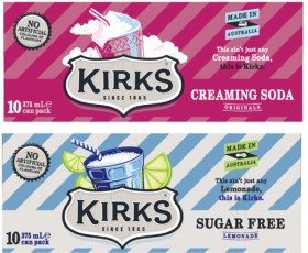Kirks+Soft+Drink+10x375mL